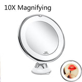 10x Magnifying LED Lighted Makeup Mirror - Soapiesskincare