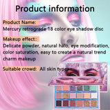 18 Color Eye Shadow Slate Waterproof - Soapiesskincare